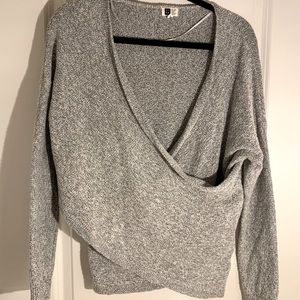 Gray Cross Sweater